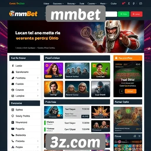 Avaliação da interface do usuário do site mmbet